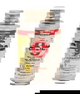 Threaded Pipe Sealants; Form: Paste ; Series: Rectorseal No. 5 ; Container Size: 1/4 pt ; Container Type: Can ; Color: Yellow ; Viscosity: 40000 cp