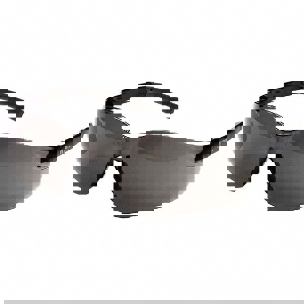 Safety Glass: Scratch-Resistant, Polycarbonate, Smoke Lenses, Frameless, UV Protection