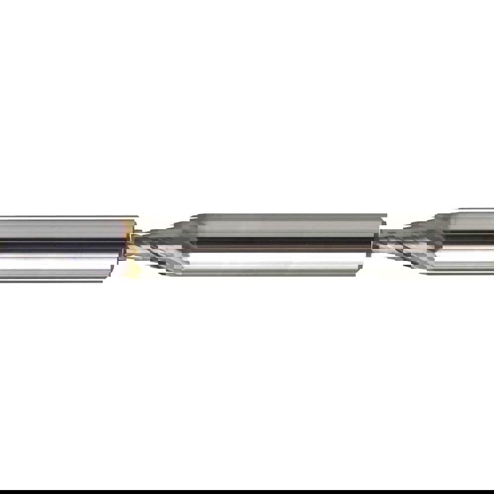 Tapered End Mill: 1 deg Angle per Side, 0.80 mm Small Dia, 3.00 mm LOC, 4 Flute, Square End