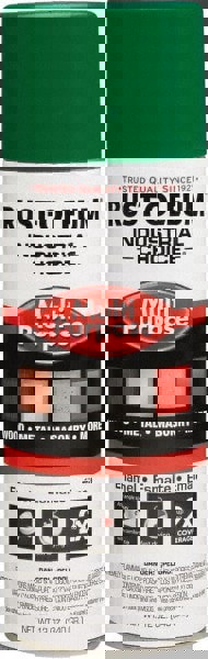 Enamel Spray Paint: Emerald Green, Gloss, 12 oz