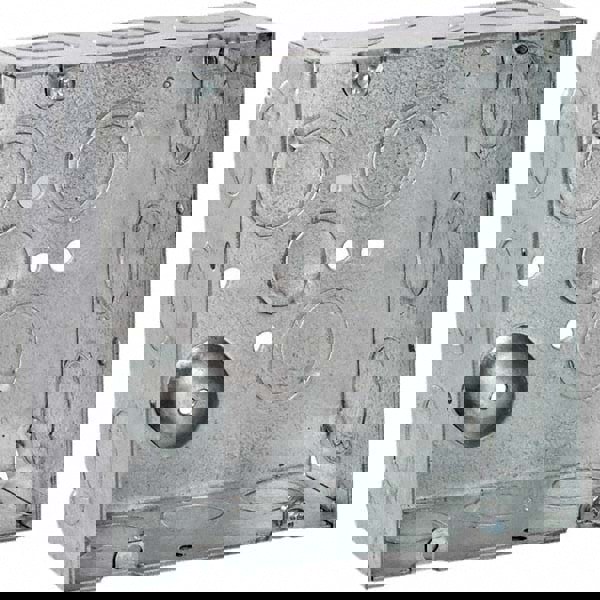 Electrical Device Box: Steel, Square, 4.69