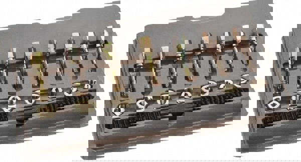 Tap & Die Set: M6 x 1 to M12 x 1.75 Taps, M6 x 1 to M12 x 1.75 Dies, Metric Coarse & Metric Fine