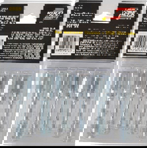 Tap Set: 9/16-12 UNC, Carbon Steel, Zinc Finish