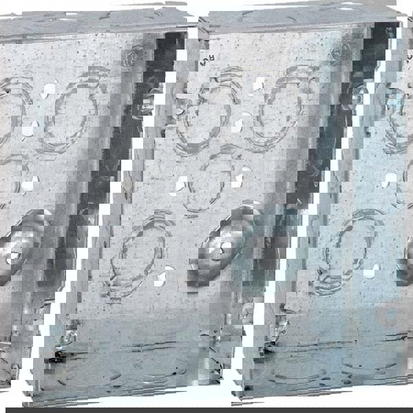 Electrical Device Box: Steel, Square, 4.69