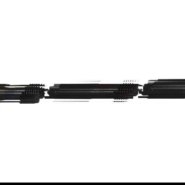 Spiral Point Tap: M10x1.25 Metric Fine, 3 Flutes, Plug Chamfer, 6H Class of Fit, HSS-E Vanadium, Steam Oxide Coated