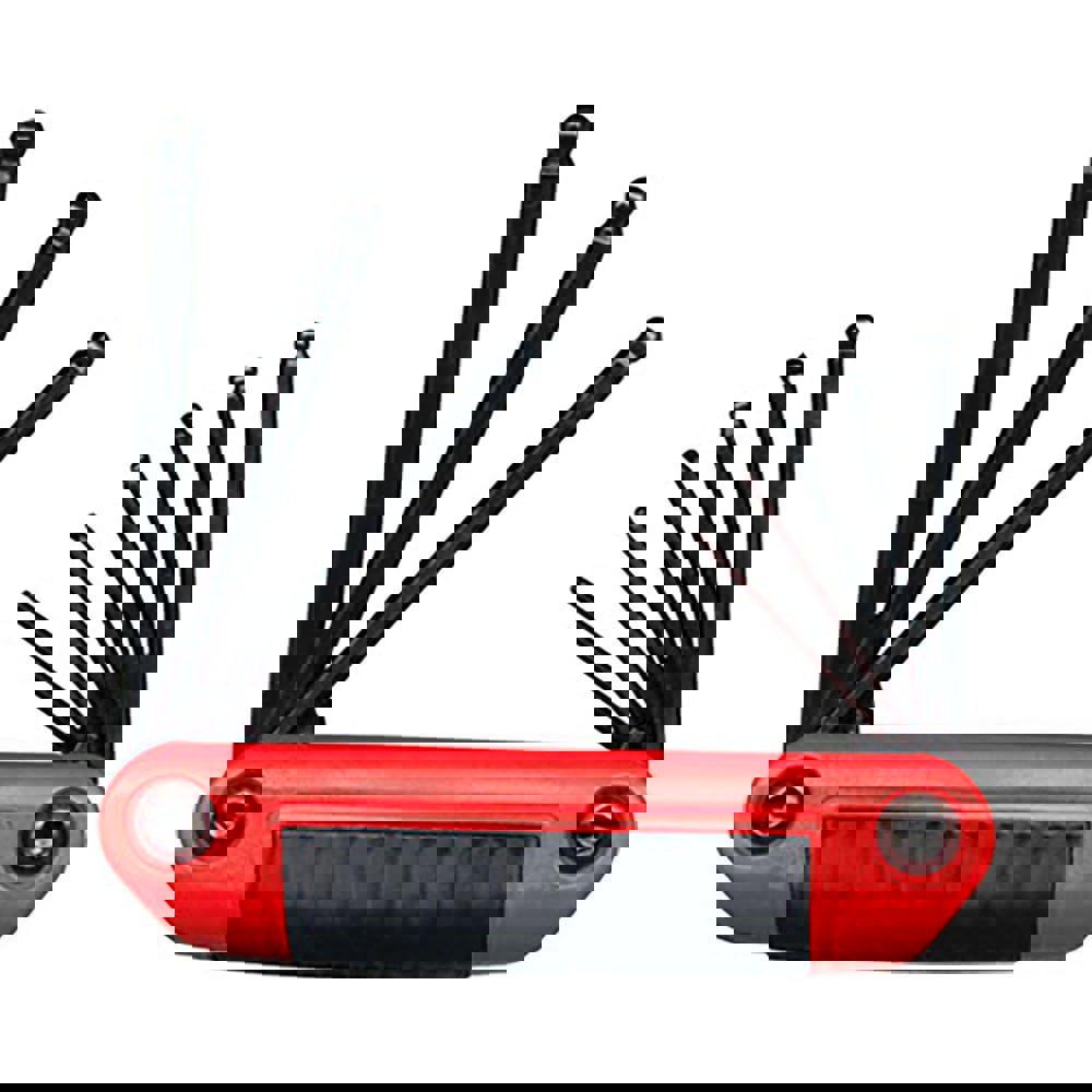 9 Piece Fold-Up Ball End Hex Key Set