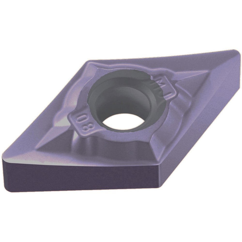 Turning Inserts; Relief Angle: 0.000 ; Insert Style: DNMG ; Corner Radius (mm): 0.80 ; Corner Radius (Inch): 1/32 ; Corner Radius (Decimal Inch): 0.0312 ; Included Angle: 55.00
