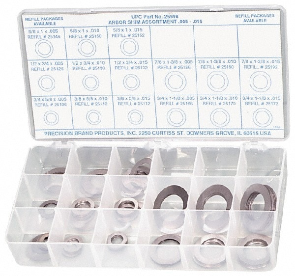 150 Piece, Steel Arbor Shim