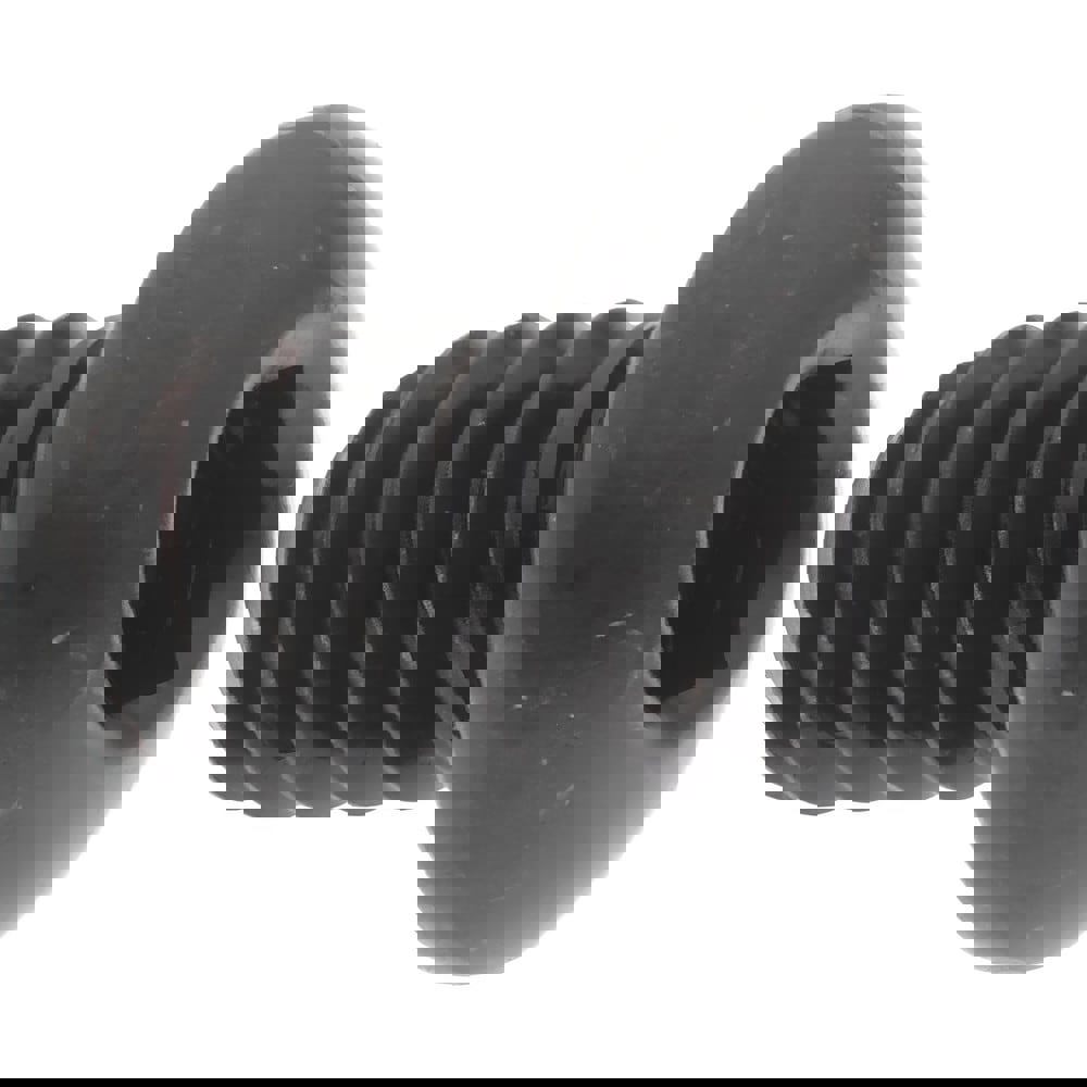 Button Socket Cap Screw: 1/4-20 x 3/8, Alloy Steel, Black Oxide Coated