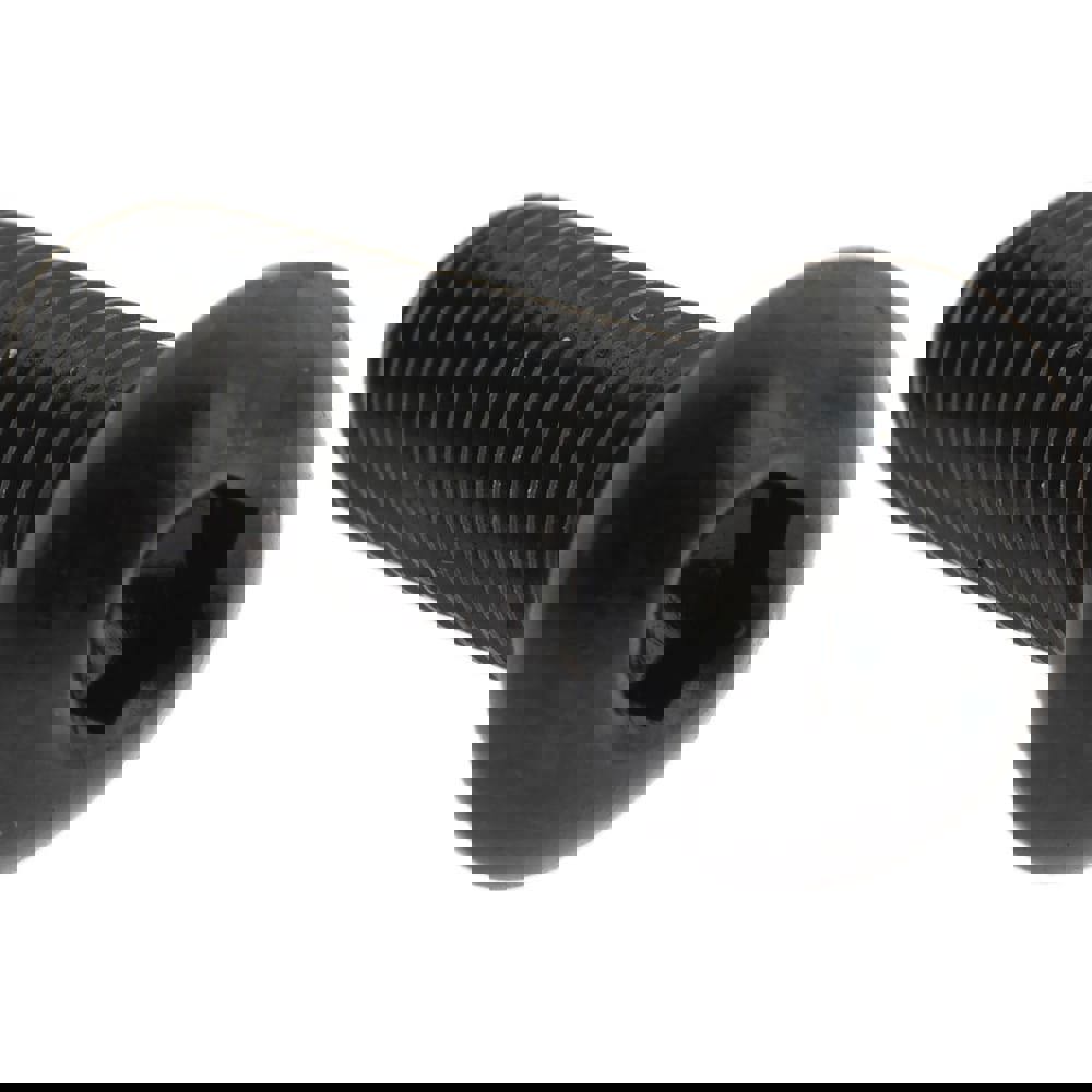 Button Socket Cap Screw: 1/4-28 x 3/4, Alloy Steel, Black Oxide Coated