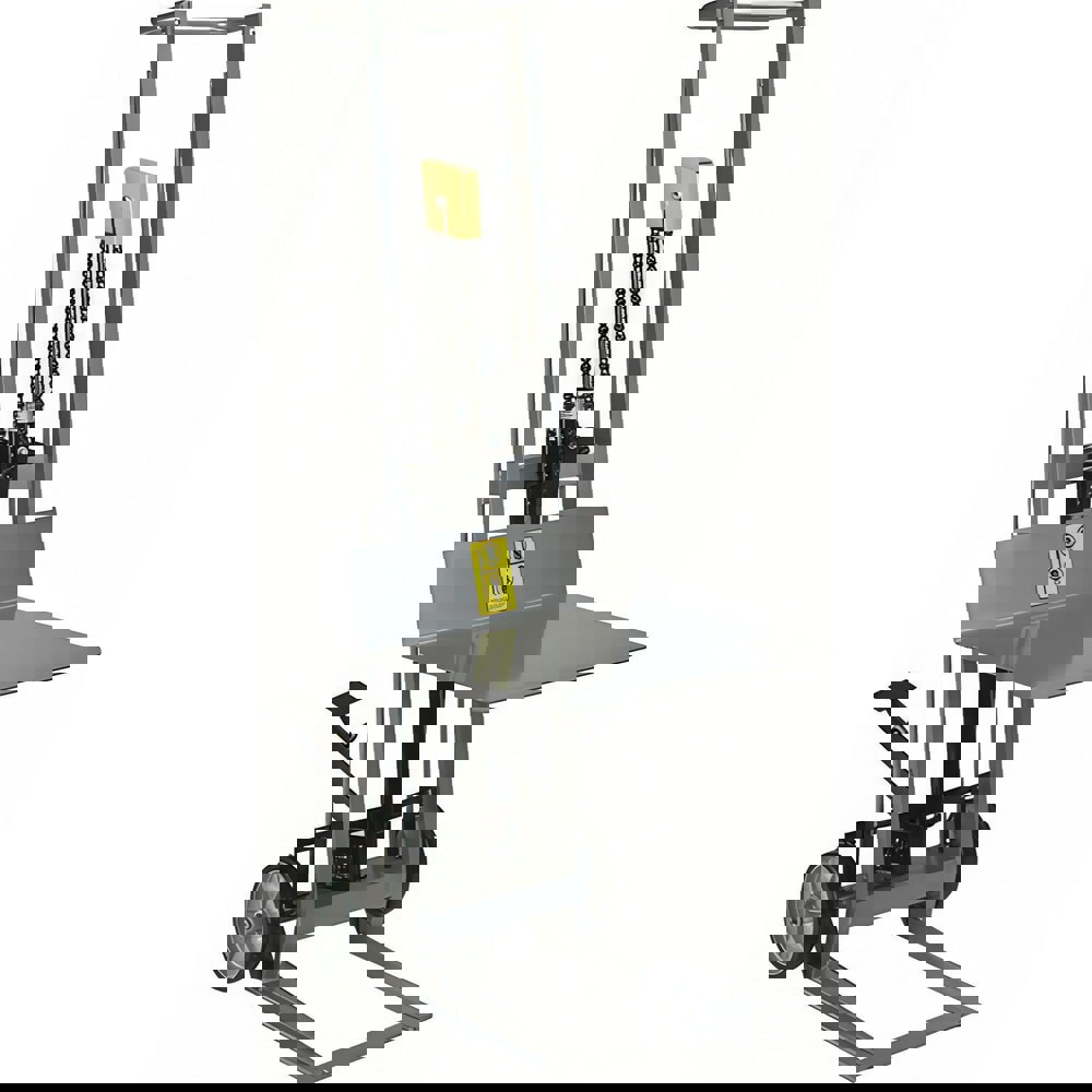 Manually Operated Lifts; Lift Type: Manual Winch ; Type: Pedalift ; Load Capacity: 400lb ; Load Capacity (Lb. - 3 Decimals): 400.000 ; Invertible Forks: No ; Maximum Working Height: 40