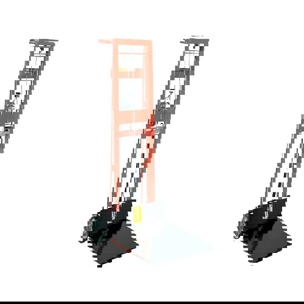 Manually Operated Lifts; Lift Type: Manual Winch ; Type: Pedalift ; Load Capacity: 750lb ; Load Capacity (Lb. - 3 Decimals): 750.000 ; Invertible Forks: No ; Maximum Working Height: 54