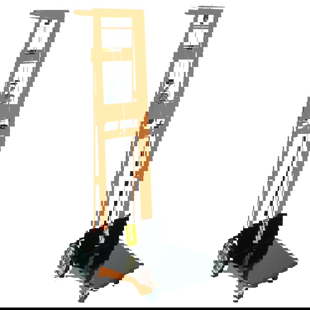 Manually Operated Lifts; Lift Type: Manual Winch ; Type: Pedalift ; Load Capacity: 750lb ; Load Capacity (Lb. - 3 Decimals): 750.000 ; Invertible Forks: No ; Maximum Working Height: 40