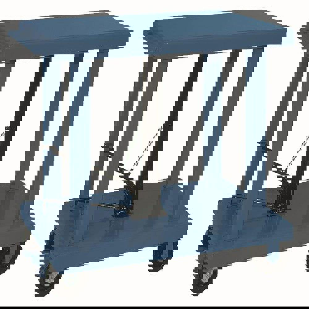 Mobile Hand Lift Table: 2,000 lb Capacity, 30.5 to 47.5