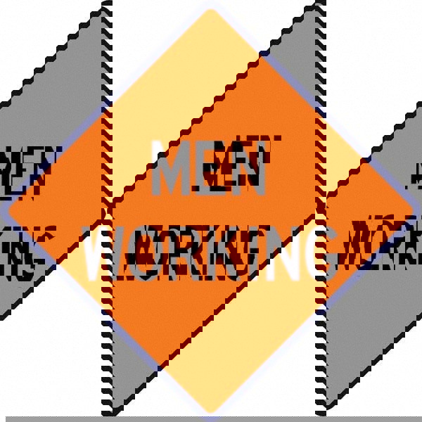 Road Construction Sign: Square, 