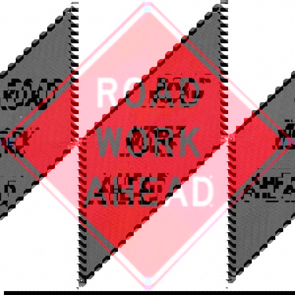 Road Construction Sign: Square, 