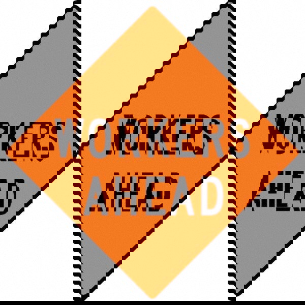 Road Construction Sign: Square, 