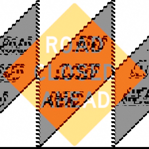 Road Construction Sign: Square, 