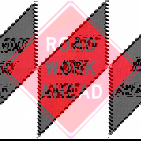 Road Construction Sign: Square, 