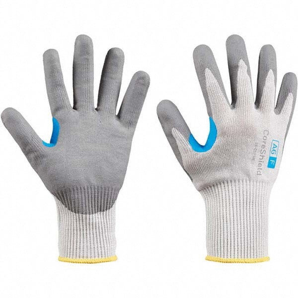 Cut, Puncture & Abrasive-Resistant Gloves: Size L, ANSI Cut A6, ANSI Puncture 1, Nitrile, HPPE