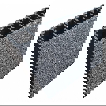 Heated Snow Matting Accessories; Type: Ramp ; Length (Inch): 144 ; Color: Gray ; For Use With: 1.5 in Molded Grating ; Beveled Edging: No ; Length Ft.: 12.000