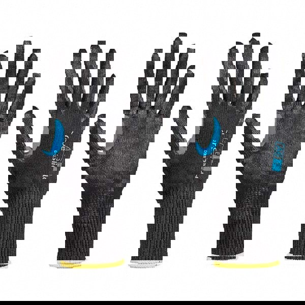 Cut, Puncture & Abrasive-Resistant Gloves: Size M, ANSI Cut A6, ANSI Puncture 1, Nitrile, HPPE