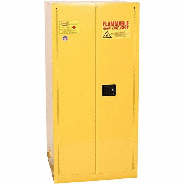 Standard Cabinet: Self-Closing, 1 Shelf, Yellow