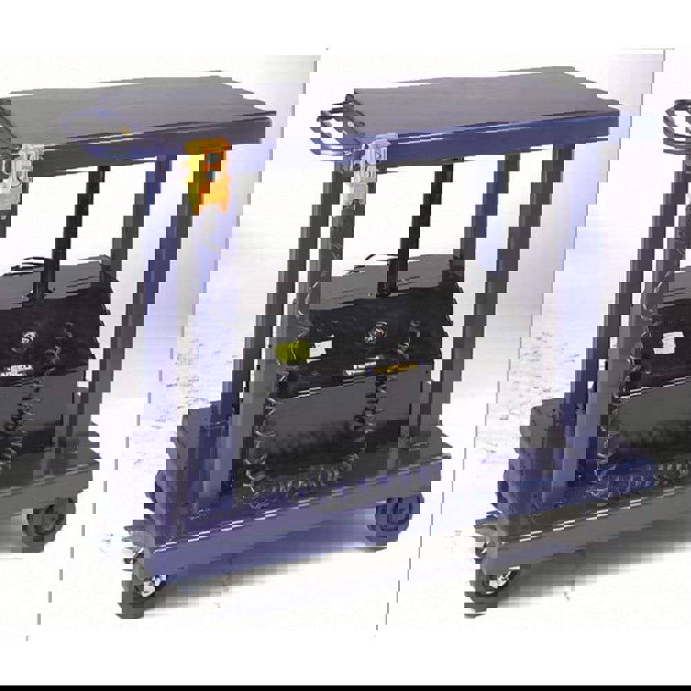 Mobile Electric Lift Table: 2,000 lb Capacity, 30-1/2 to 47-1/2