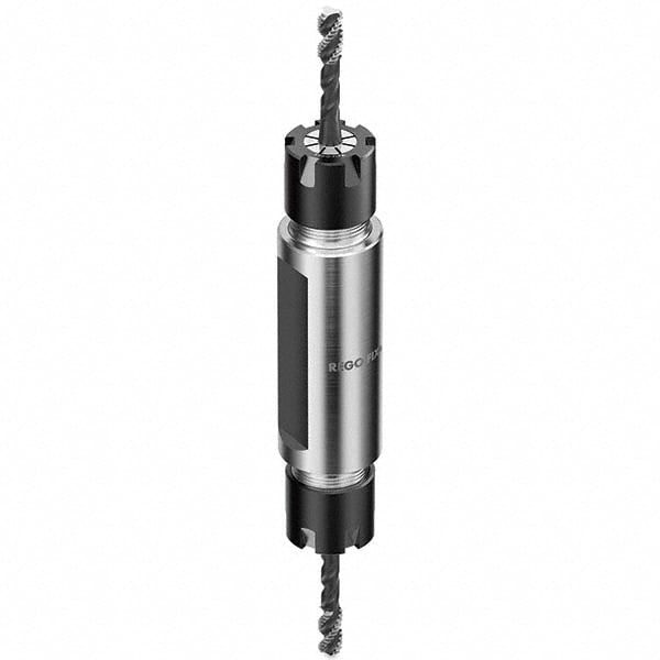 Collet Chuck: 0.5 to 7 mm Capacity, ER Collet, Double End Straight Shank