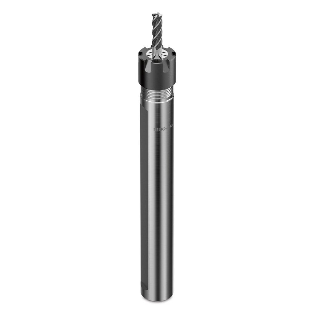 Collet Chuck: 0.5 to 10 mm Capacity, ER Collet, 20 mm Shank Dia, Straight Shank