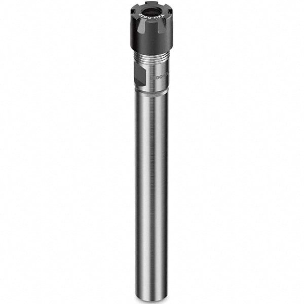 Collet Chuck: 0.5 to 10 mm Capacity, ER Collet, 20 mm Shank Dia, Straight Shank