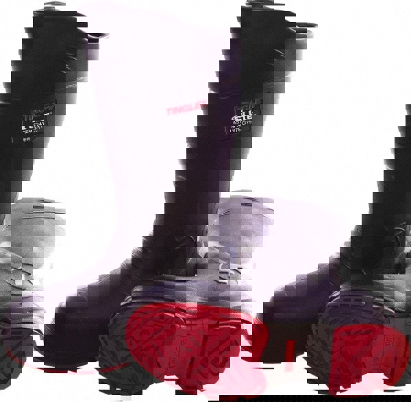 Work Boot: Size 9, Polymer, Composite Toe, Knee Boot