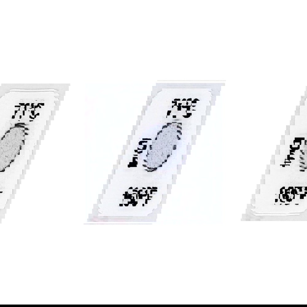 71&deg;C Temp Indicating Label
