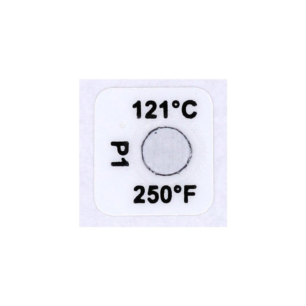 121&deg;C Temp Indicating Label
