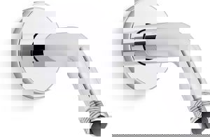 6-1/2 in. Shower Arm and Flange in Polished Chrome