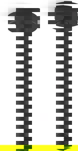 1/2 in. NPT Shower Arm in Matte Black