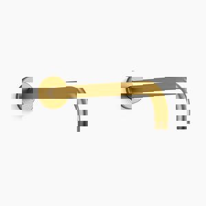 1/2 in. NPT Brass Rainhead Arm in Vibrant Brushed Moderne Brass