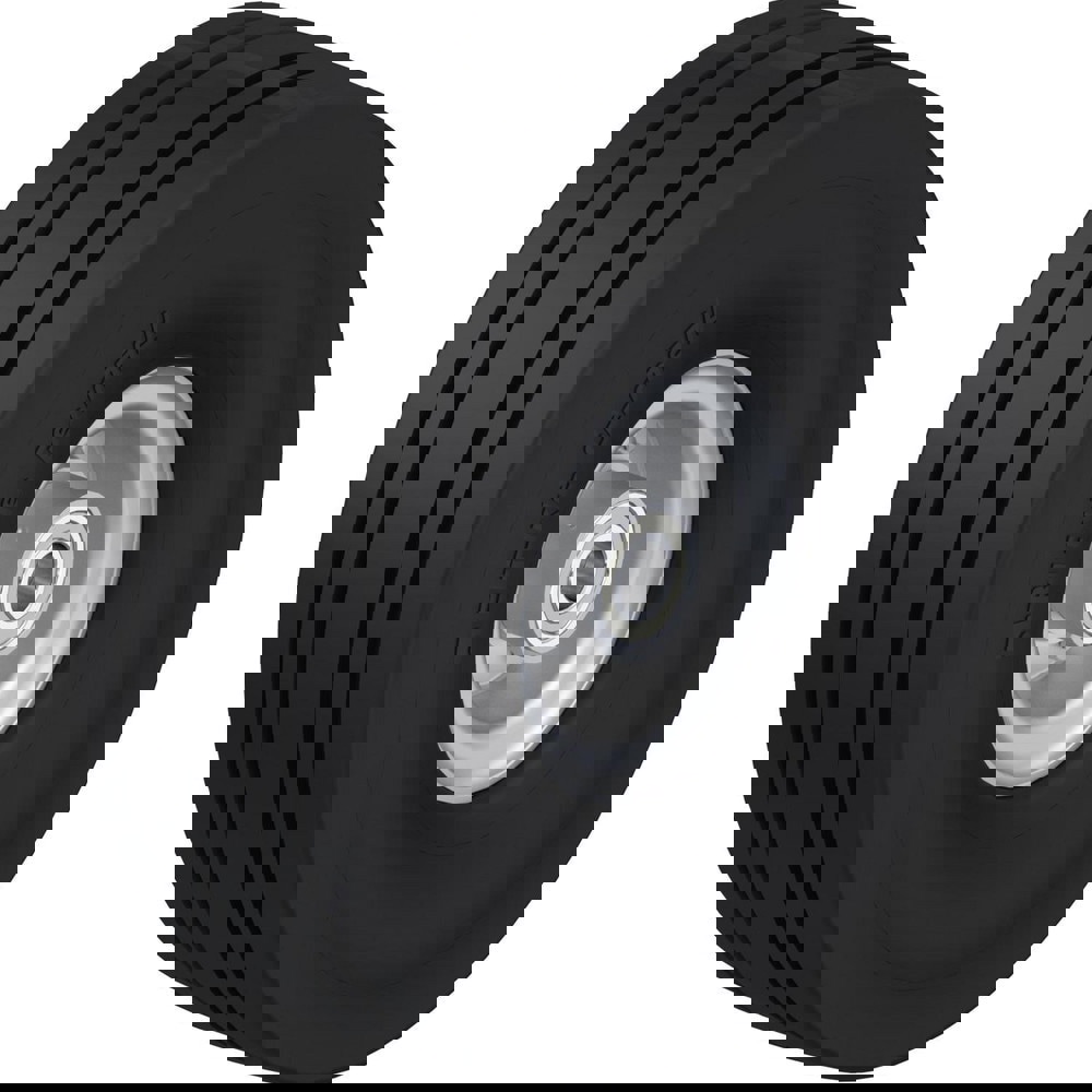 Caster Wheels; Wheel Type: Rigid; Swivel ; Wheel Diameter (Inch): 12-1/16 ; Bearing Type: Ball ; Wheel Width (Inch): 4-1/8 ; Wheel Core Material: Steel ; Wheel Material: Rubber