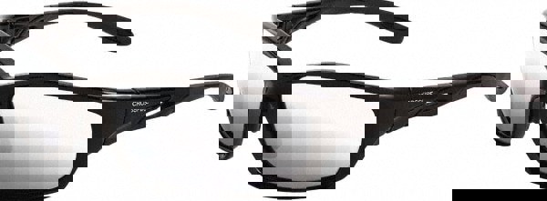 Safety Glass: Scratch-Resistant, Polycarbonate, Silver Mirror Lenses, Full-Framed, UV Protection