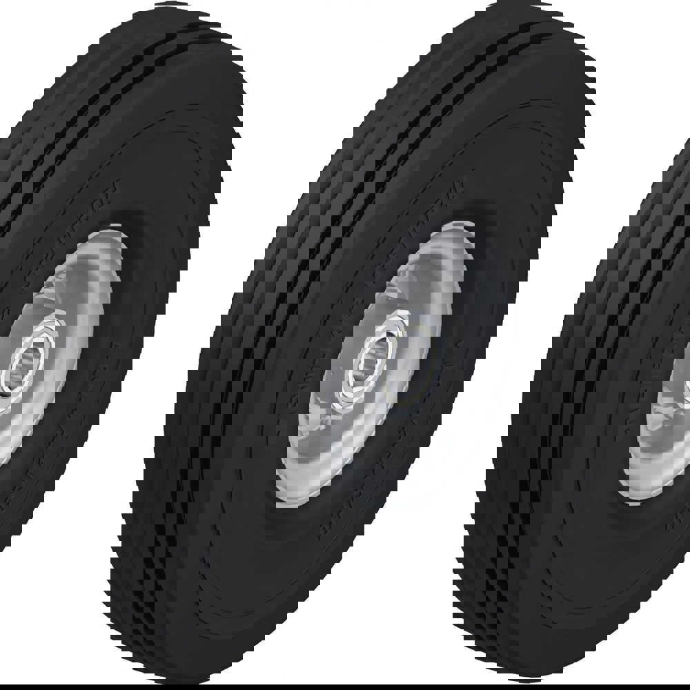 Caster Wheels; Wheel Type: Rigid; Swivel ; Wheel Diameter (Inch): 12-1/16 ; Bearing Type: Ball ; Wheel Width (Inch): 4-1/8 ; Wheel Core Material: Steel ; Wheel Material: Rubber