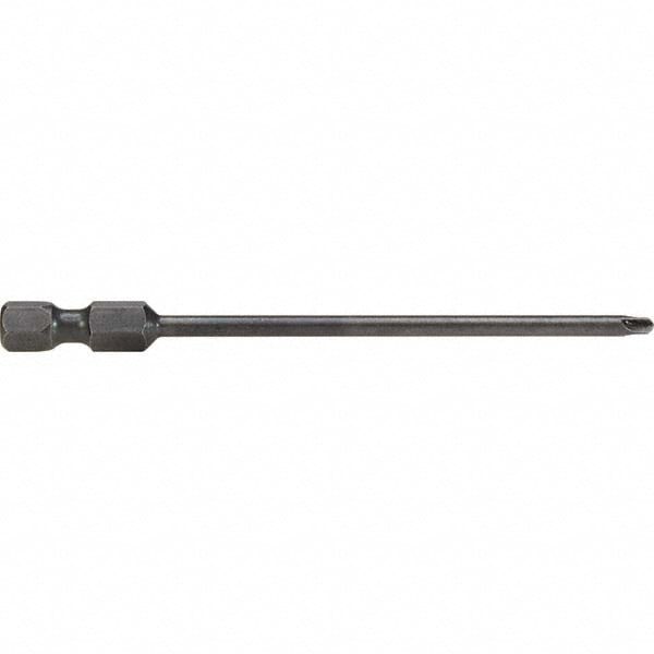 Power Screwdriver Bit: #1 Phillips, 1/4