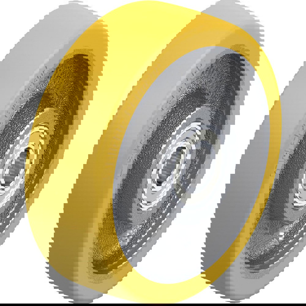 Caster Wheels; Wheel Type: Rigid; Swivel ; Wheel Diameter (Inch): 6 ; Bearing Type: Ball ; Wheel Width (Inch): 2 ; Wheel Core Material: Cast Iron ; Wheel Material: Polyurethane