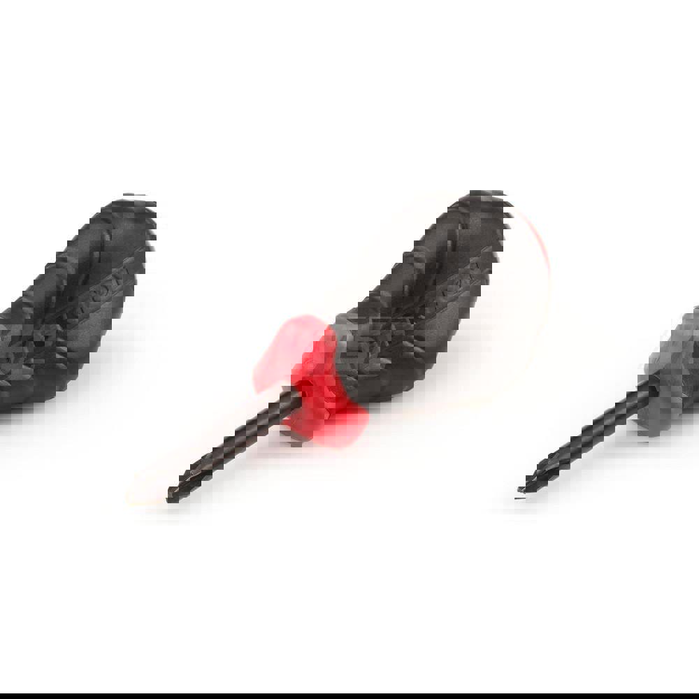 Stubby #2 Phillips High-Torque Screwdriver (Black Oxide Blade)