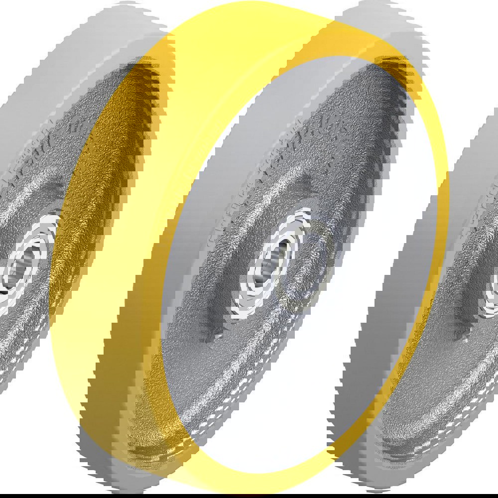 Caster Wheels; Wheel Type: Rigid; Swivel ; Wheel Diameter (Inch): 12 ; Bearing Type: Ball ; Wheel Width (Inch): 3-1/8 ; Wheel Core Material: Cast Iron ; Wheel Material: Polyurethane