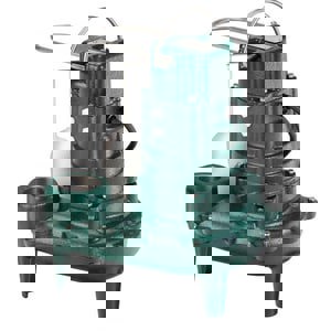 2 in. 115V 9.4A 1/2 hp 128 gpm NPT Cast Iron Sewage Pump with 25 ft. Cord