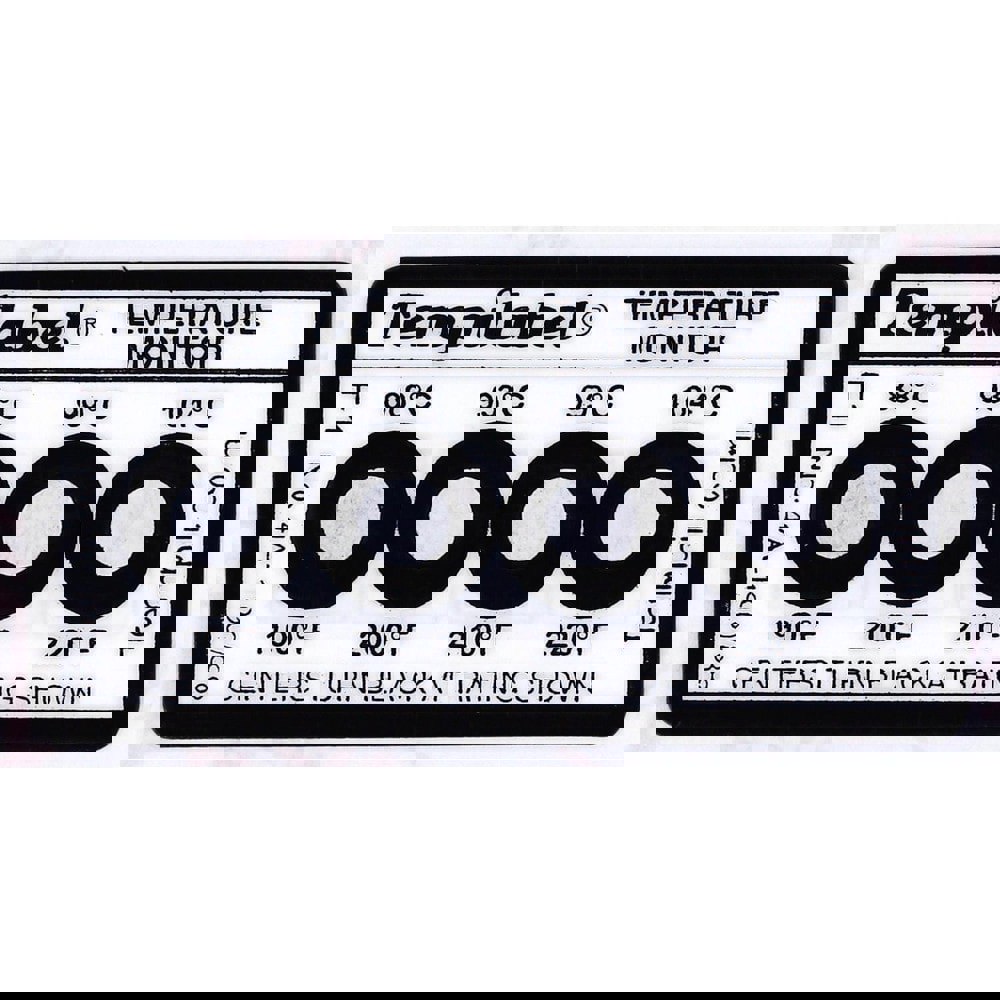 88/93/99/104&deg;C Temp Indicating Label