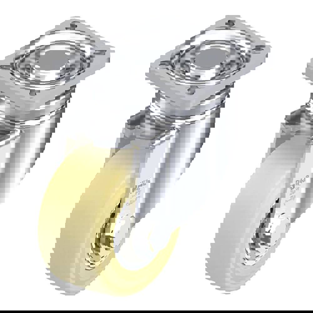 Swivel Top Plate Caster: Cast Nylon, 3