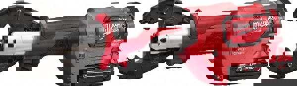 Power Crimper: 12,000 lb Capacity, 2 Lithium-ion Battery Included, 2Ah, Inline Handle, 18V