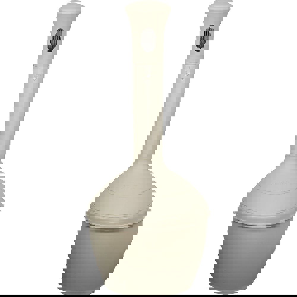 Cigarette-Waste Receptacles & Butt Cans; Type: Cigarette/Cigar Receptacle; Material: Polyethylene; Volume Capacity (Gal.): 4.00; Wall Mount: No; Height (Decimal Inch): 38.000000; Diameter (Inch): 12; Diameter (cm): 30.50; Color/Finish: Tan; Volume Capacit