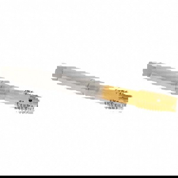 Spiral Point Tap: M10x1.5 Metric, 3 Flutes, Plug Chamfer, 6H Class of Fit, HSS-E Vanadium, TiN Coated